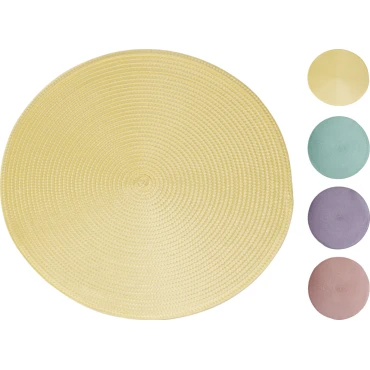 JΚ Home Decor - Placemat 38cm 4Ass Colour