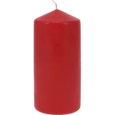 JK Home Décor - Κερί Κολώνα Κόκκινο 7x15cm