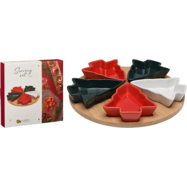 JK Home Décor - Βάση για Μπώλ Χριστουγέννων S/6