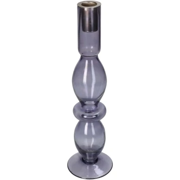 JΚ Home Décor - Κηροπήγιο Mix & Match Λιλά 8.9x8.9x30cm