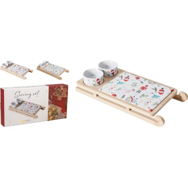 JK Home Décor - Βάση για Μπώλ Έλκηθρο 33x17cm 2Σχδ S/7