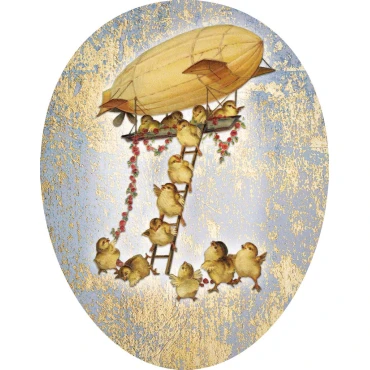 JK Home Décor - Αυγό Χάρτινο 15cm 3Σχδ