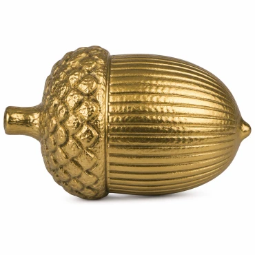 JK Home Décor - Βελανίδι Χρυσό Κεραμικό 20cm