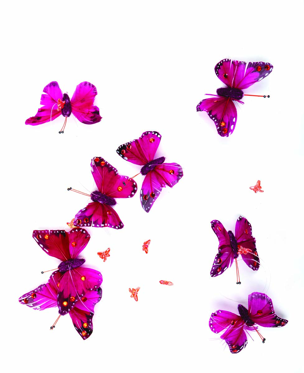 JΚ Home Décor - Γιρλάντα με Κόκκινες Πεταλoύδες