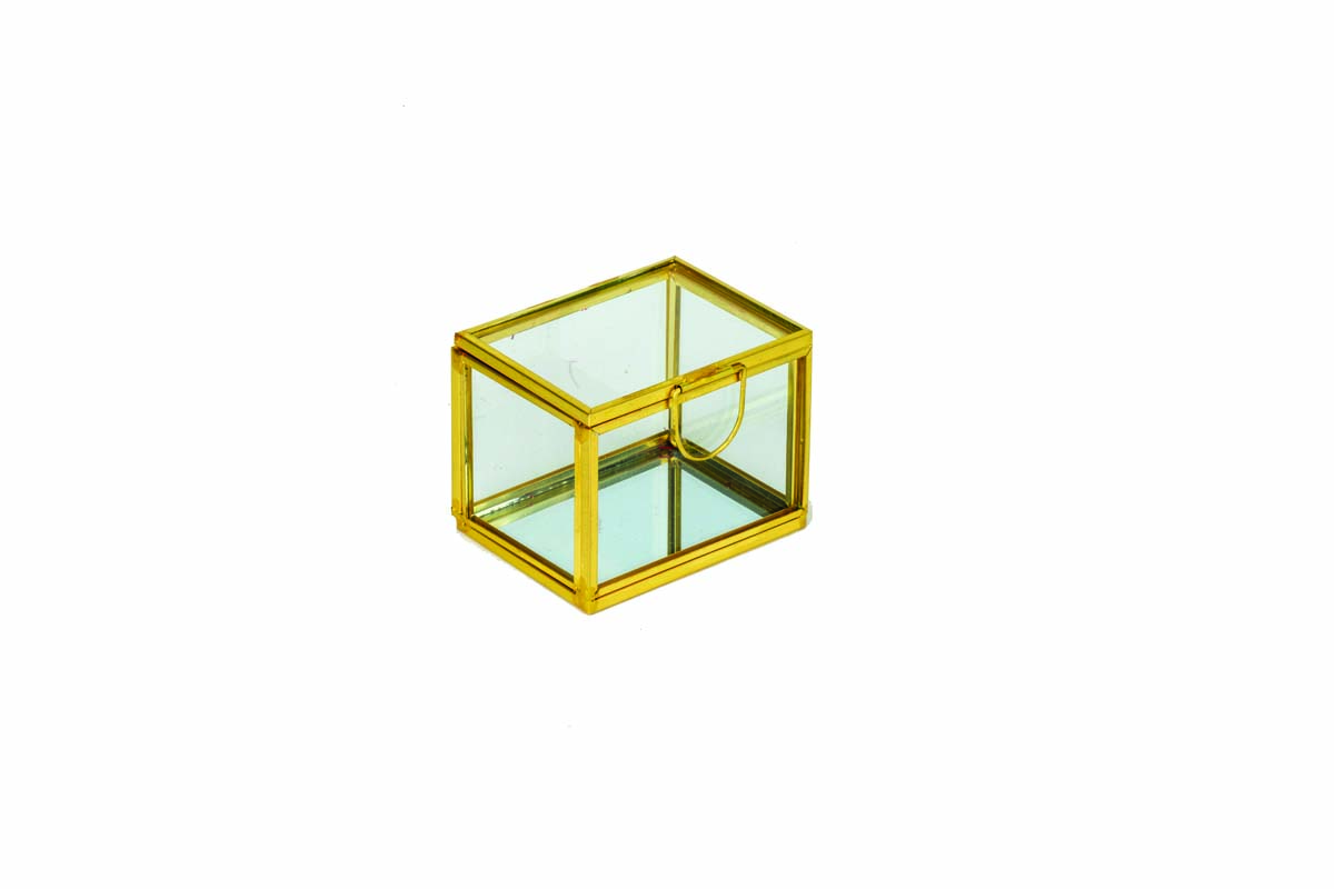 JK Home Décor - Κουτί Terrarium Χρυσό 6.5x5x5cm JK Home Décor - Κουτί Terrarium Χρυσό 6.5x5x5cm