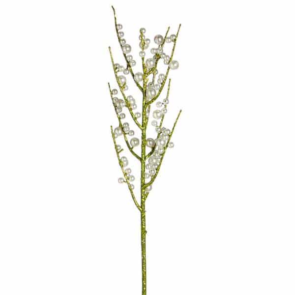 JΚ Home Décor - Κλαδί με Πέρλες Λευκές 50cm JΚ Home Décor - Κλαδί με Πέρλες Λευκές 50cm