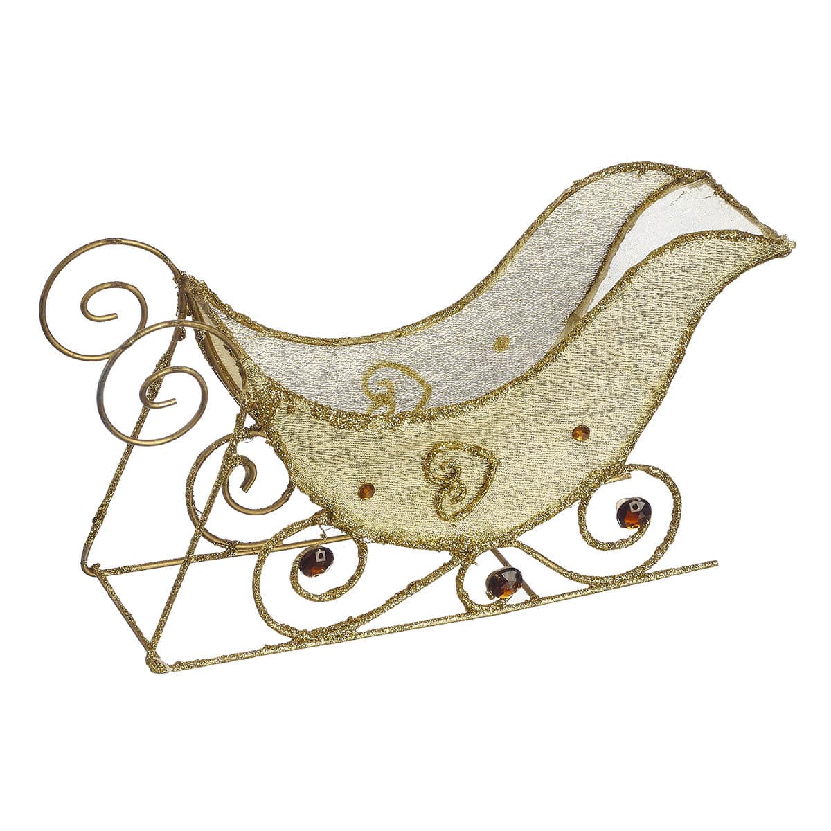 JΚ Home Décor - Έλκηθρο Χρυσό