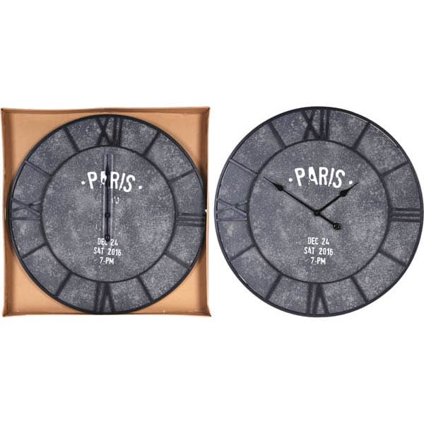 JΚ Home Décor - Ρολόι Μεταλλικό 75x74x4cm