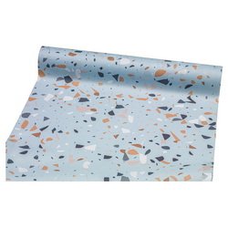 JΚ Home Décor - Ρολό Polycotton Terrazzo Ciel 48cmX5m