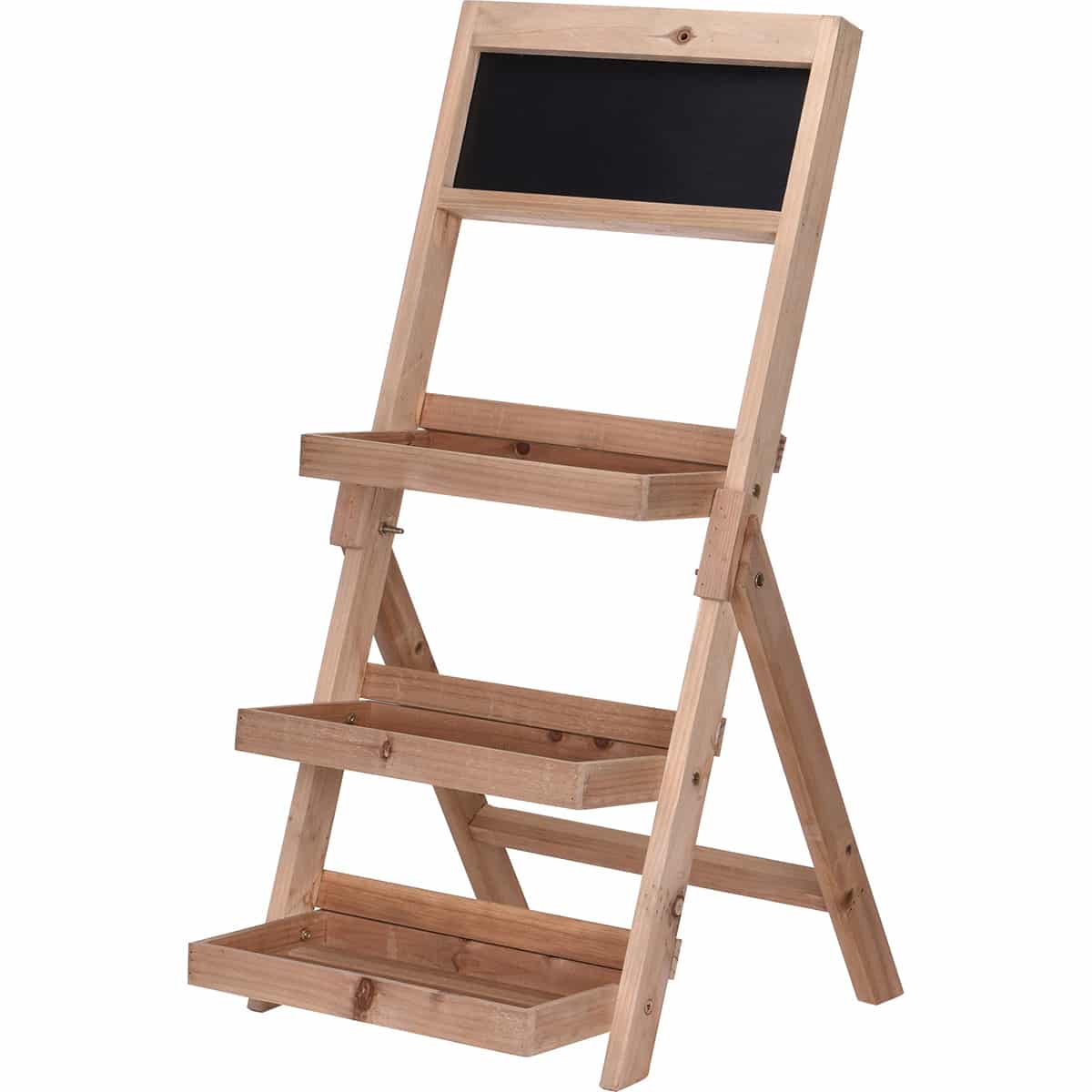 JΚ Home Décor - Ραφιέρα Λουλούδιών με Πίνακα 3 - Επιπέδων