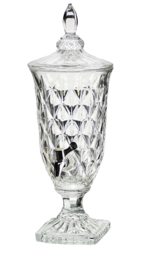 JK Home Décor - Βρυσάκι Vintage από Γυαλί 12x34cm