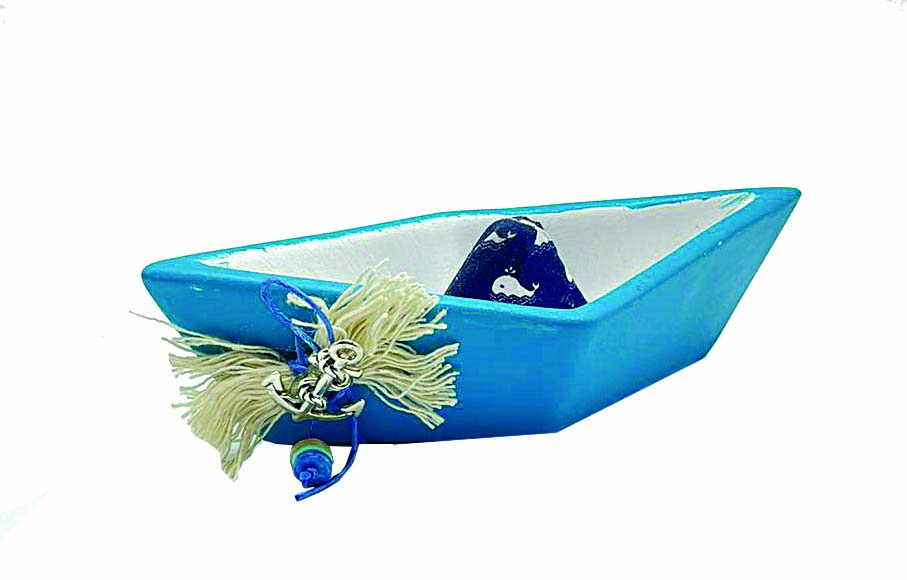 JK Home Décor - Καραβάκι Κεραμικό 16x3cm