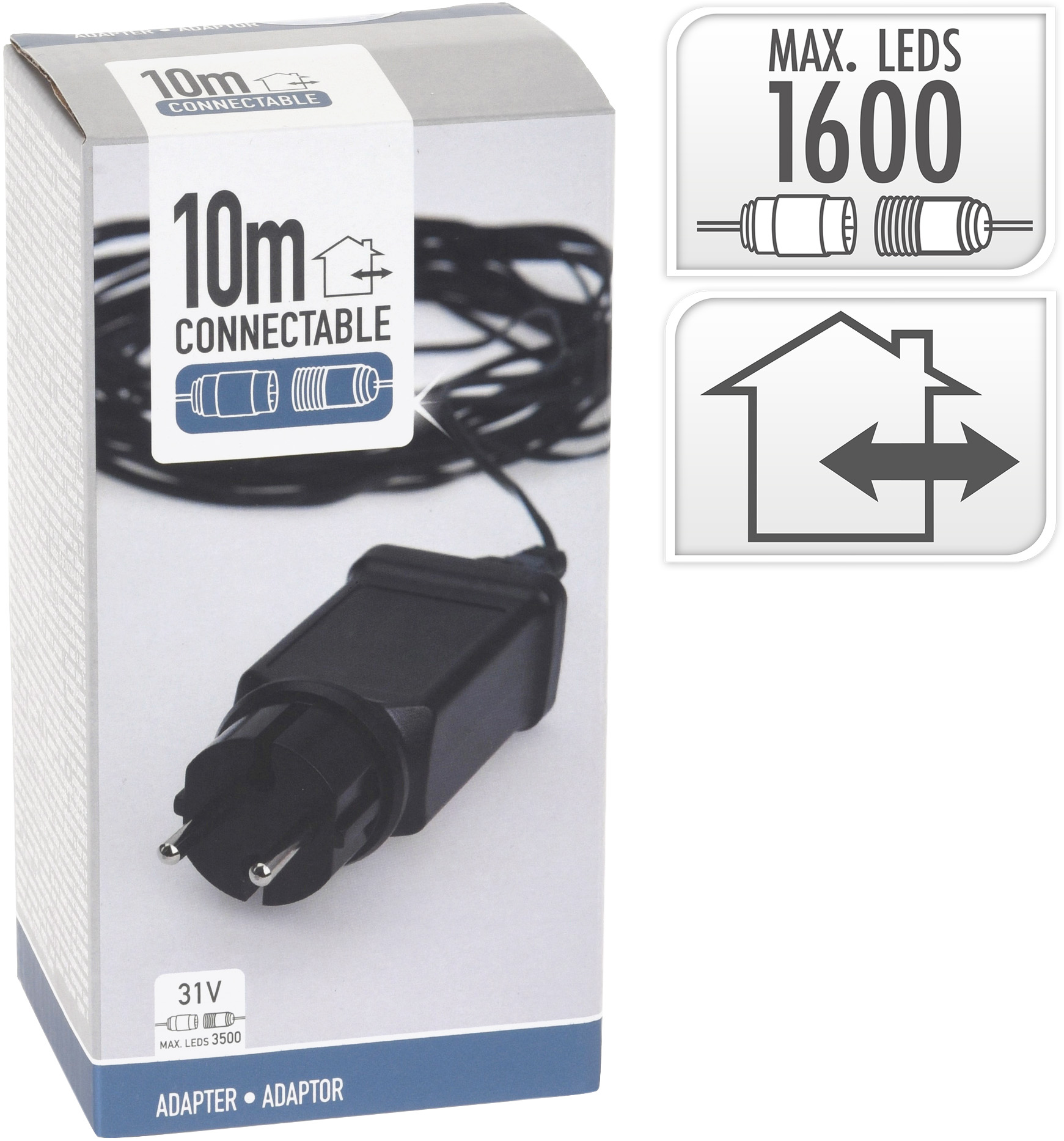 Decorative Rear Adaptor JK Home Décor - Adaptor with 10m Lead Wire