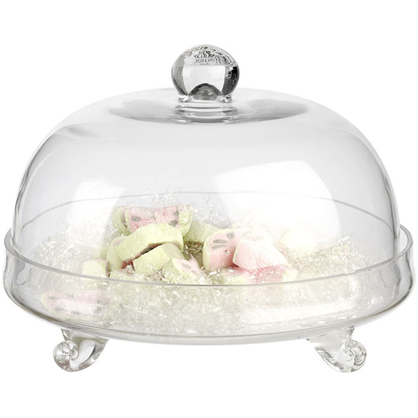 JK Home Décor - Γυάλα με Καπάκι 30x23cm