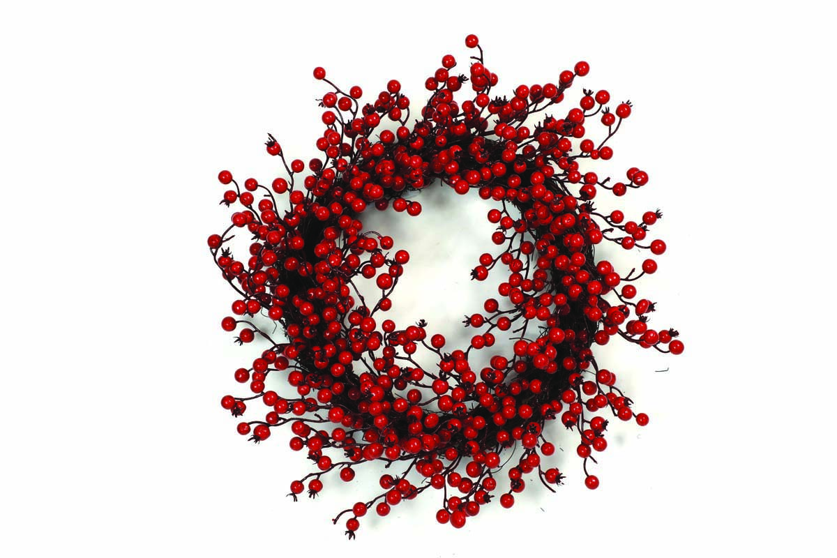 JΚ Home Décor - Στεφάνι Με Berries 50cm