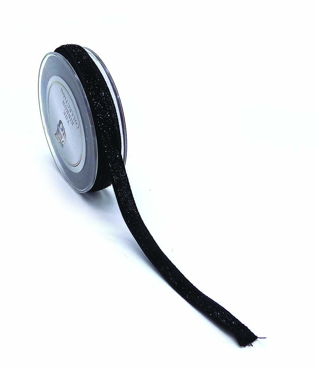 JΚ Home Décor - Κορδέλα Lumina Μαύρο 1cmX9m