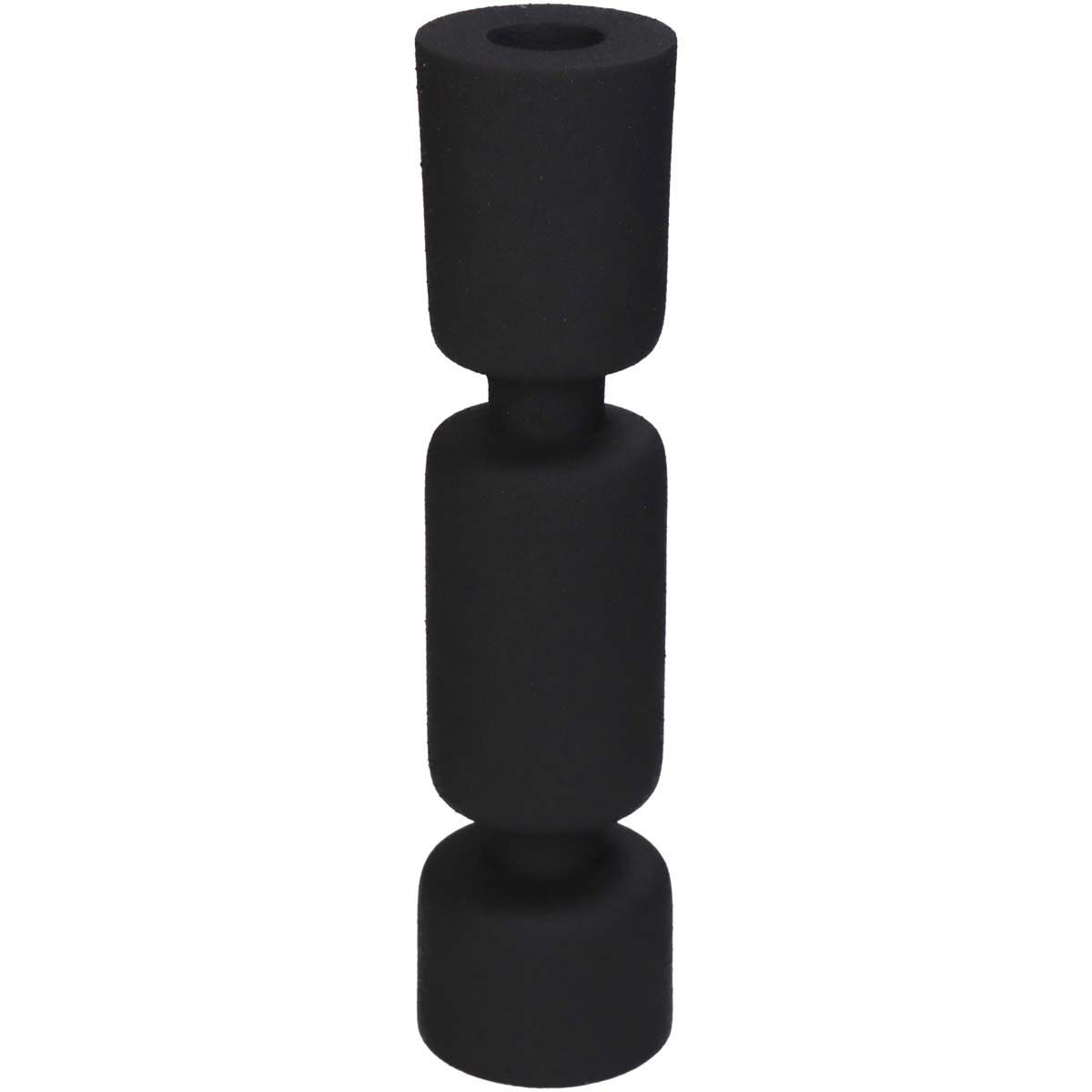 JΚ Home Décor - Κηροπήγιο Μαύρο 6x6x22cm