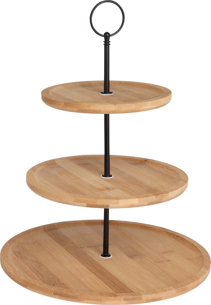JK Home Décor -  3-Tier Bamboo Shelf 28-16x34cm
