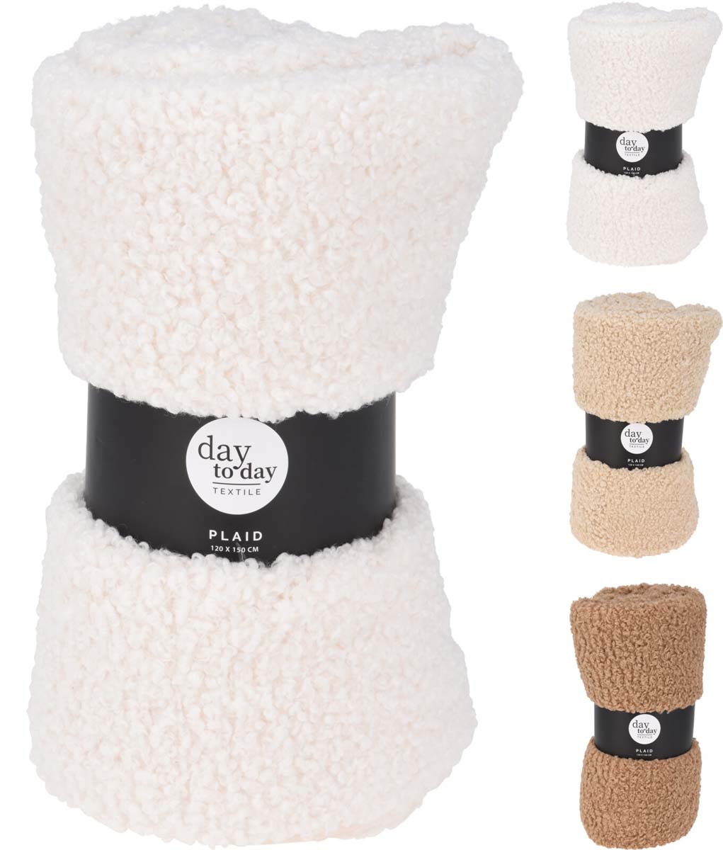 JK Home Décor - Κουβέρτα Πρόβατο 150x120cm 3Σχδ