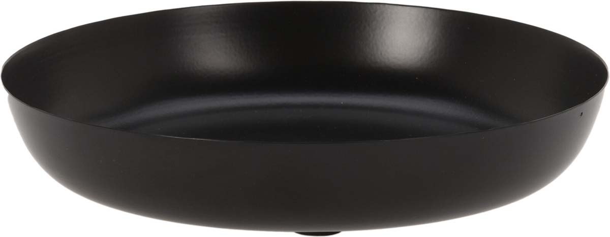 JK Home Décor - Μπωλ Μεταλλικό σε Μαύρο 20x4cm