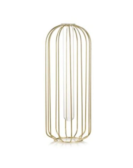JΚ Home Décor - Βάζο Μεταλλικό με Σωλήνα 12.5x35cm
