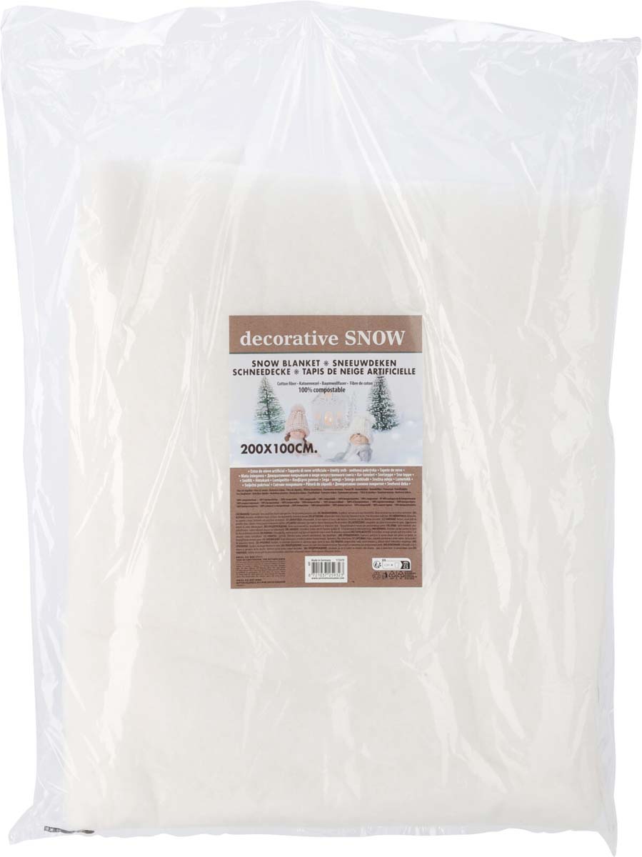 JK Home Décor - Χιονοκουβέρτα Λευκή 100x100cm