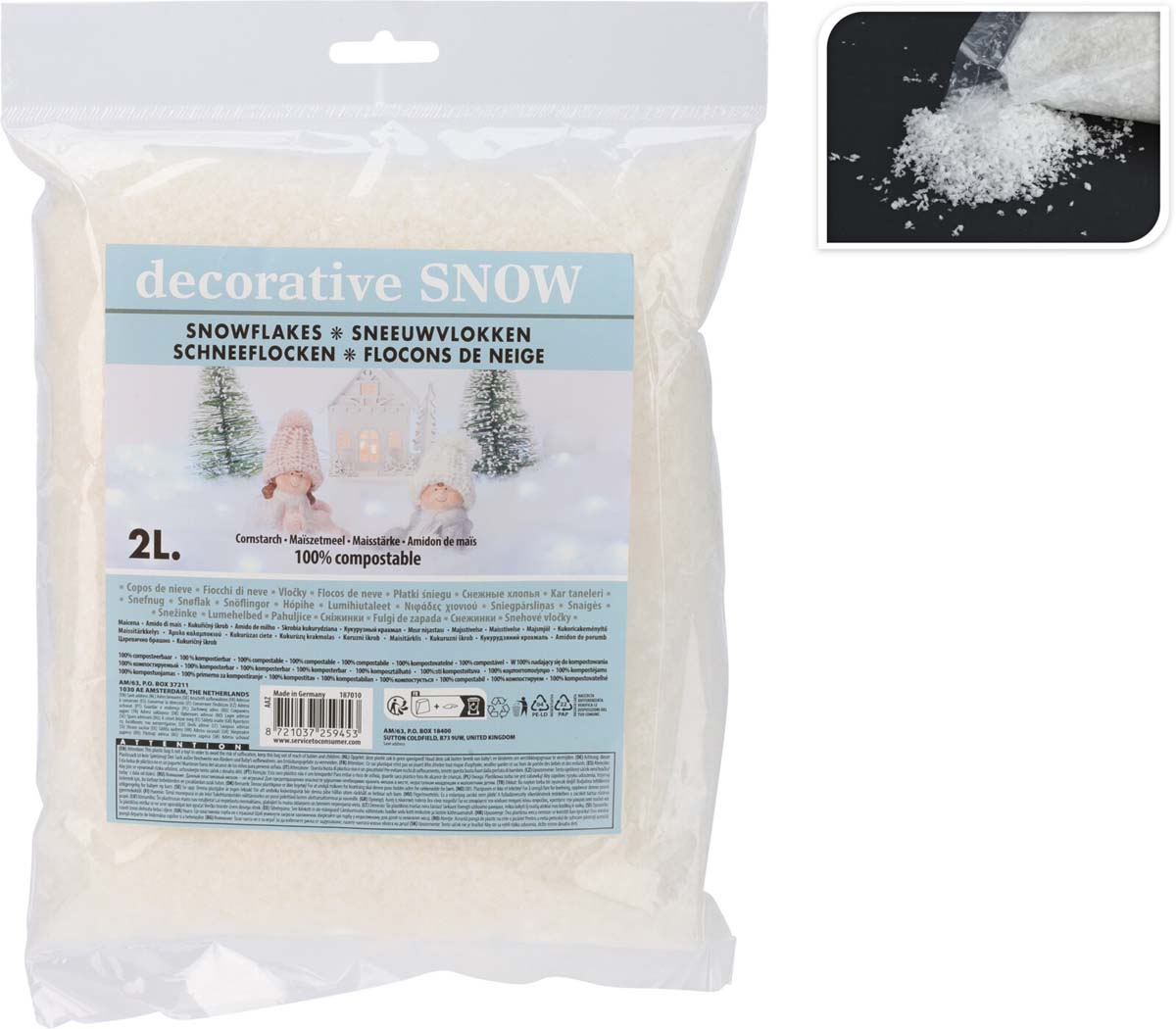 JK Home Décor - Χιόνι Λευκό 2L