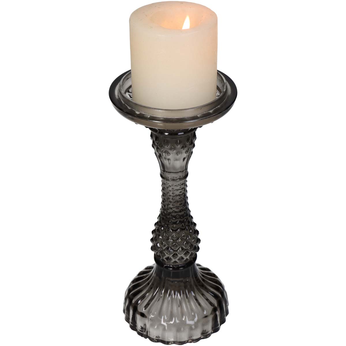 JΚ Home Décor - Κηροπήγιο Μαύρο 11x11x24cm