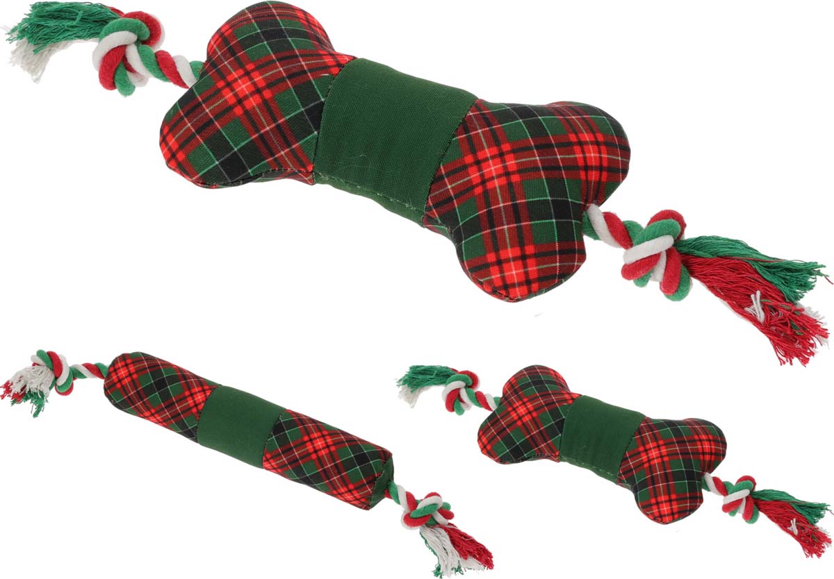 JΚ Home Décor - Παιχνίδι Σκύλου με Ήχο 27x5cm 2Σχδ