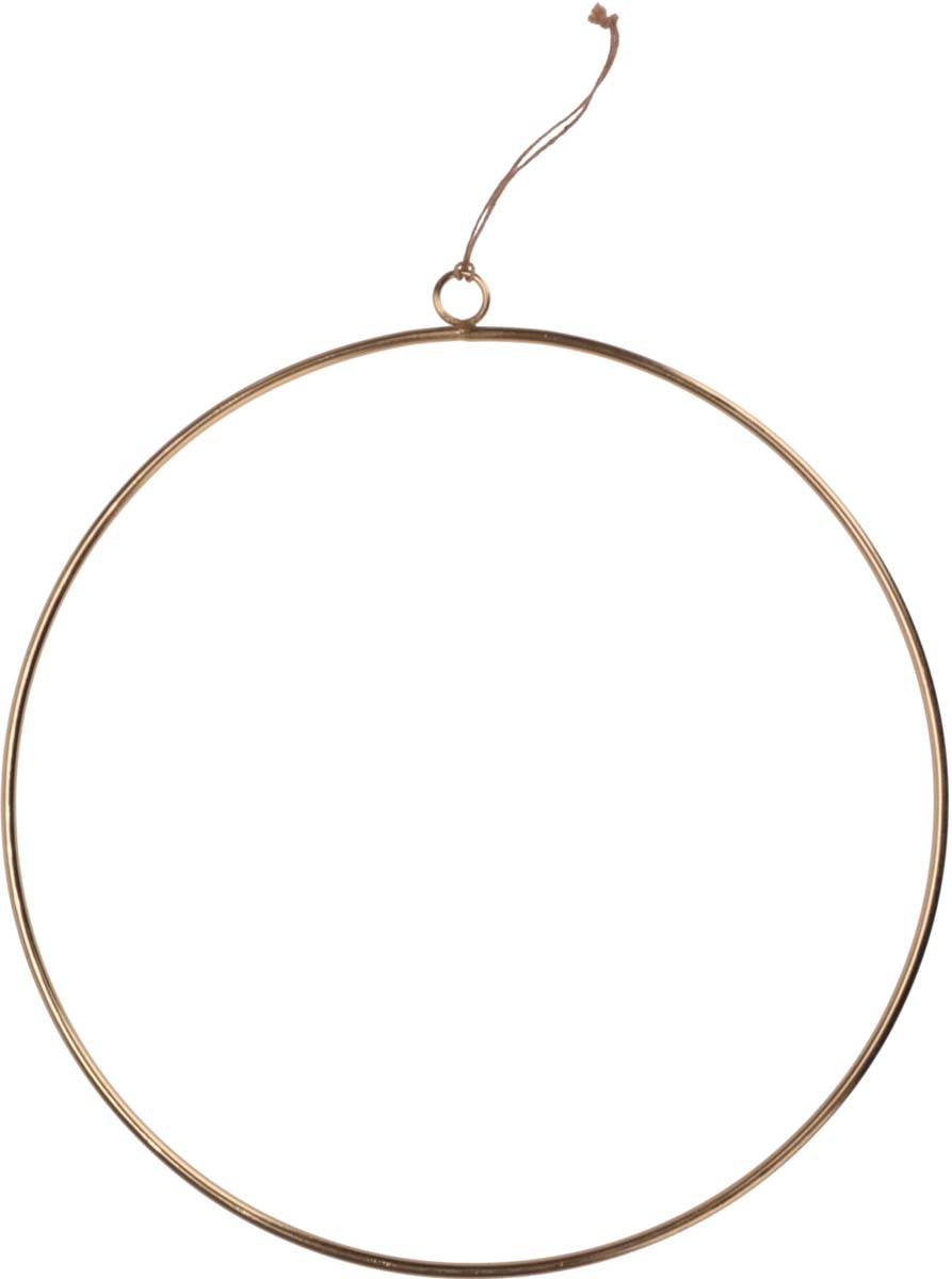 JΚ Home Décor - Βάση Κύκλος Αλουμινίου Χρυσή 30cm