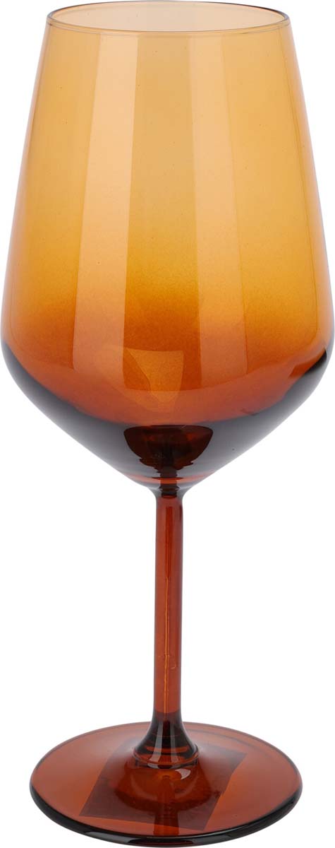 JΚ Home Décor - Amber Ποτήρι Γυάλινο Amber 6.5x22cm 490ml
