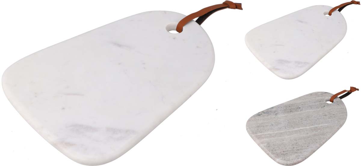 JK Home Décor - Βάση από Μάρμαρο Λευκό 30x21cm 2Σχδ