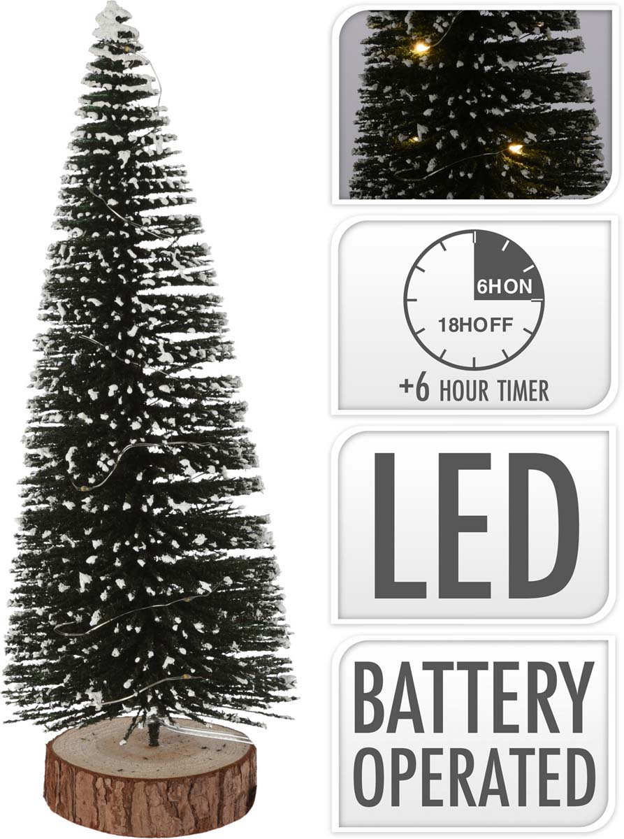 JΚ Home Décor - Δεντράκι LED 2xAA Timer 12x30cm