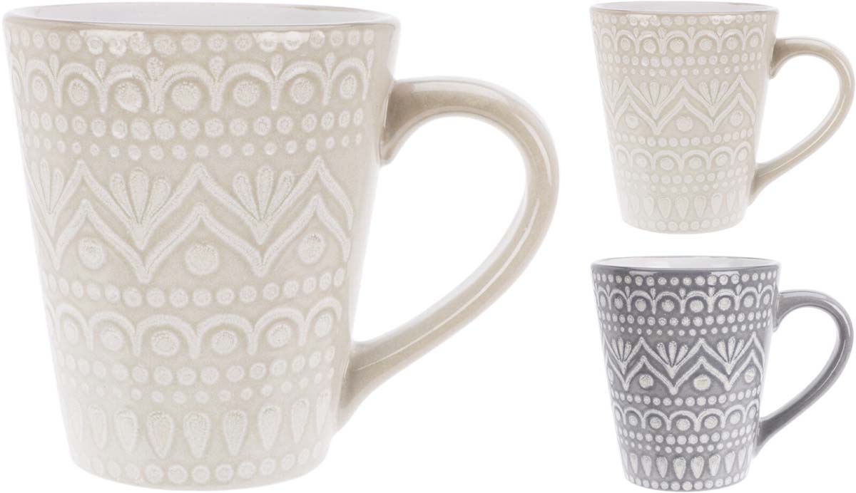 JK Home Décor - Κούπα Πήλινη 300ml 9x10cm 2Σχδ