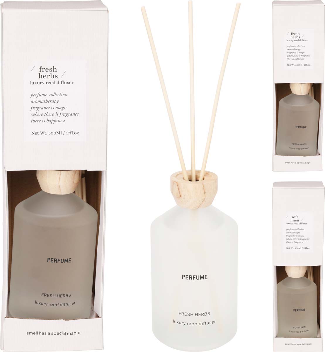 JK Home Décor - Αρωματικό Χώρου 500ml 8.5x17cm 2Σχδ