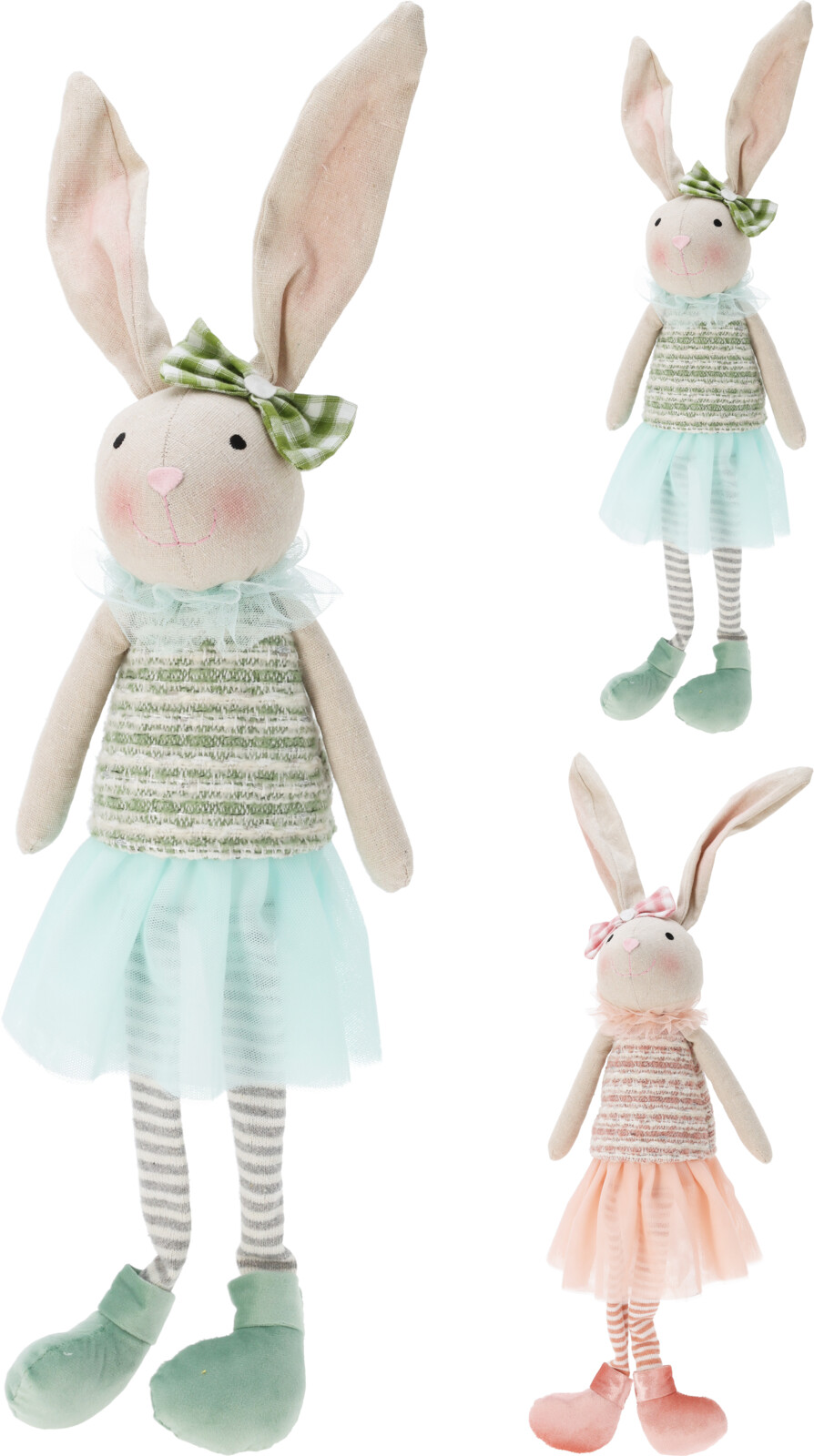 JΚ Home Decor - Λαγός Καθιστός 45cm 2Ass Χρώμα