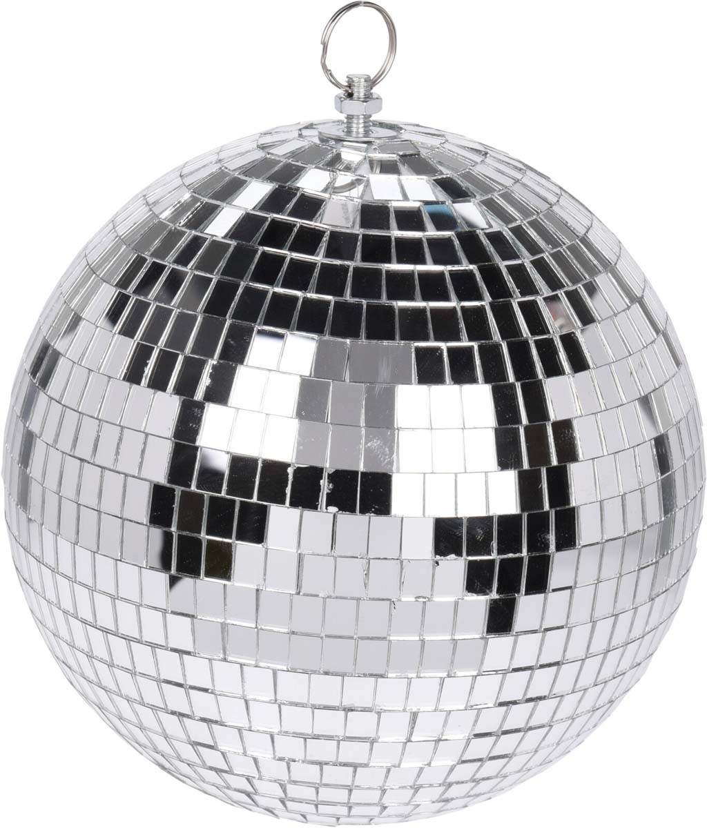 JK Home Décor - Μπάλα Disco Ασημί 18cm