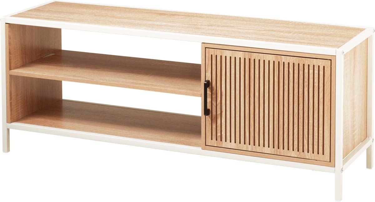 JK Home Décor - Κονσόλα από MDF & Μέταλλο Λευκό 116x33x45cm
