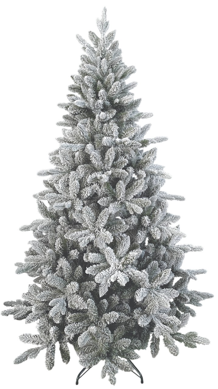 JK Home Décor - Δέντρο Χριστουγέννων Χιονισμένο PE/PVC 180cm