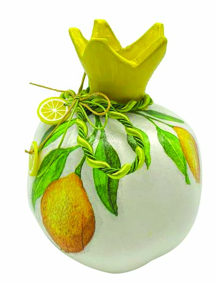 JK Home Décor - Ρόδι με Λεμόνι 15cm