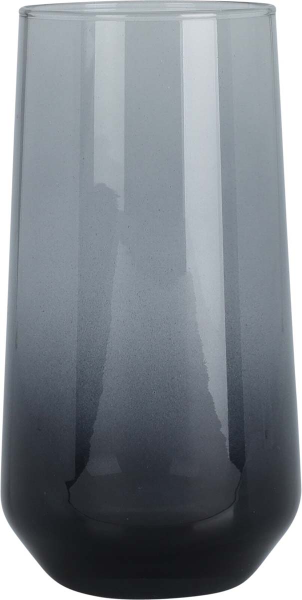 JΚ Home Décor - Ποτήρι Γυάλινο Γκρί 6.5x15cm 470ml