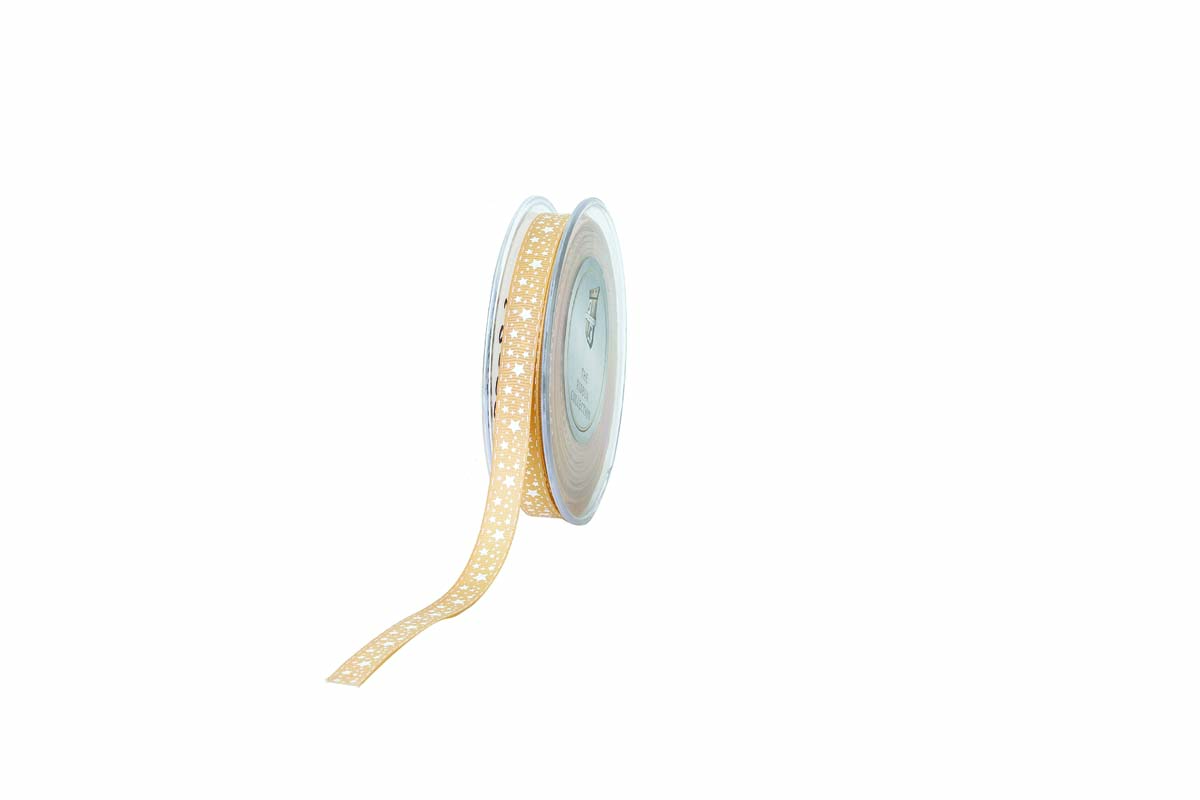 JK Home Décor - Κορδέλα Gro Stars & Stitches 1.3cmx23m Χρυσό