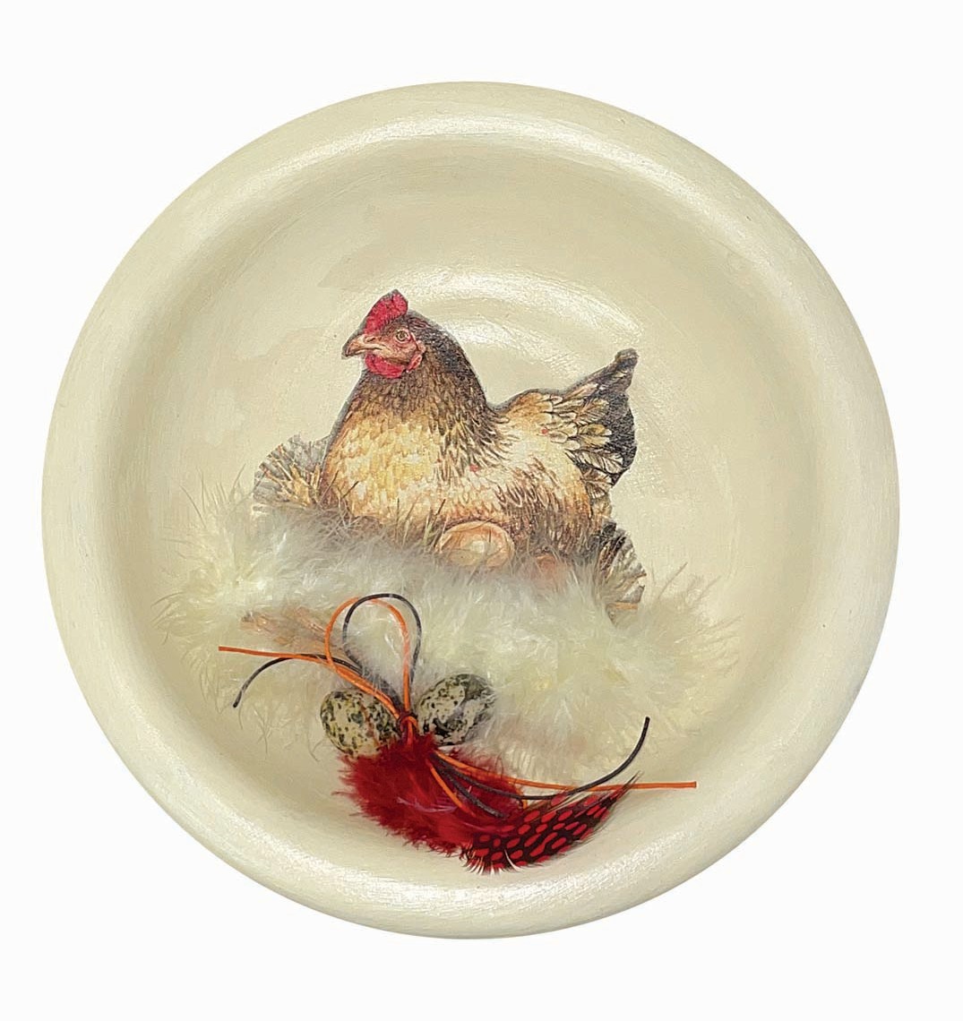 JK Home Décor - Μπωλ με Κοτούλα 21cm