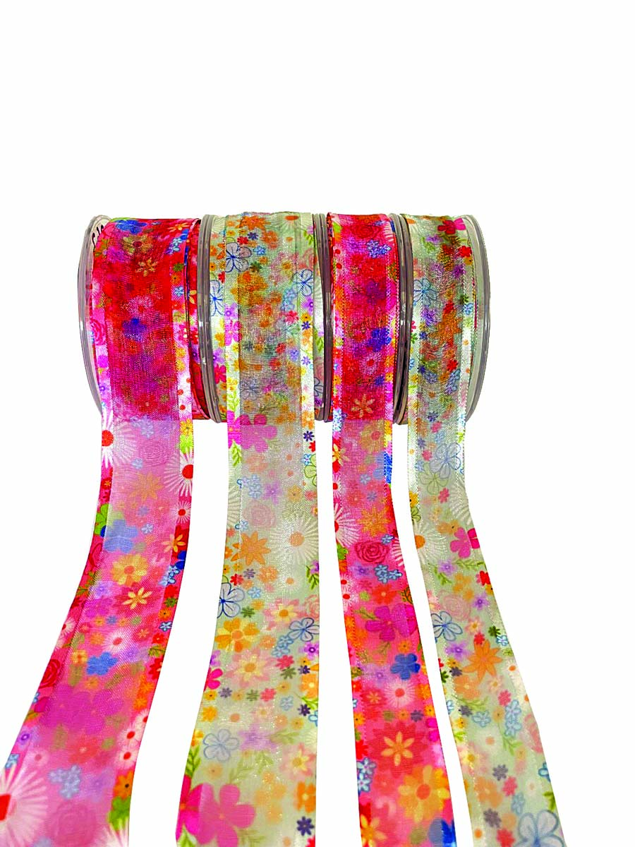 JK Home Décor - Κορδέλα Organdy Bouquet Φούξια 2.3cmΧ23m