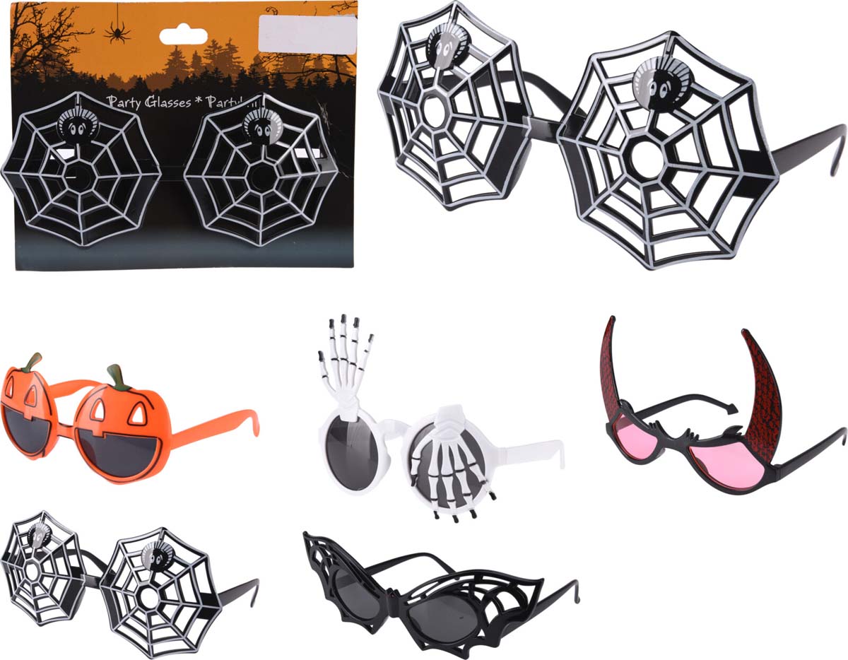 JK Home Décor - Γυαλιά Halloween 18x3x14cm 5Σχδ