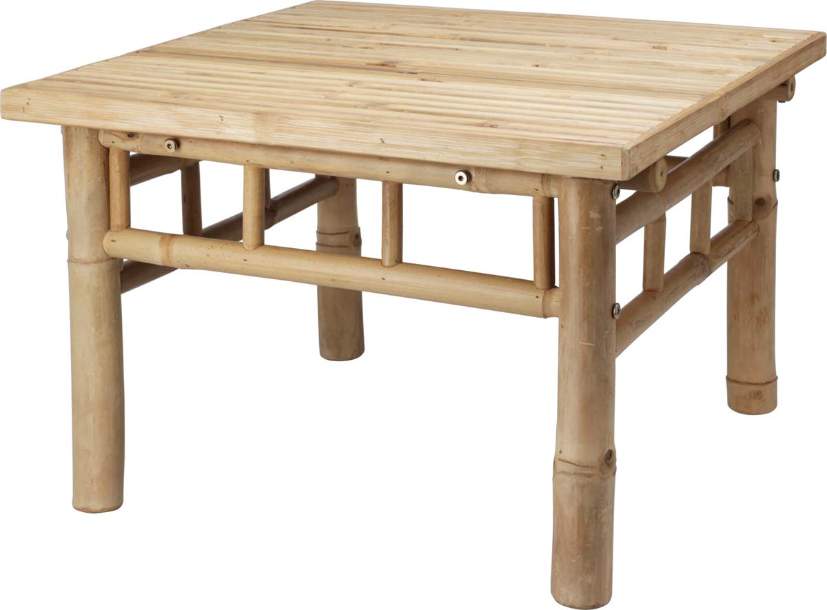 JK Home Décor - Τραπέζι Bamboo 57x57x38cm