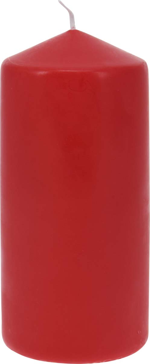 JK Home Décor - Κερί Κολώνα Κόκκινο 7x15cm