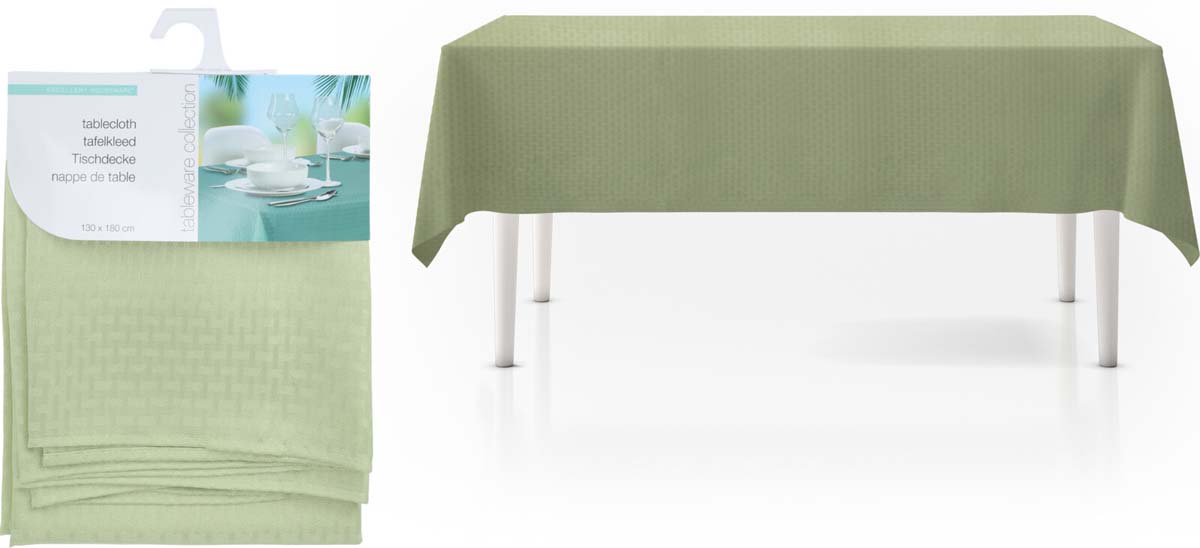 JK Home Décor - Τραπεζομάντηλο Πράσινο 180x130cm