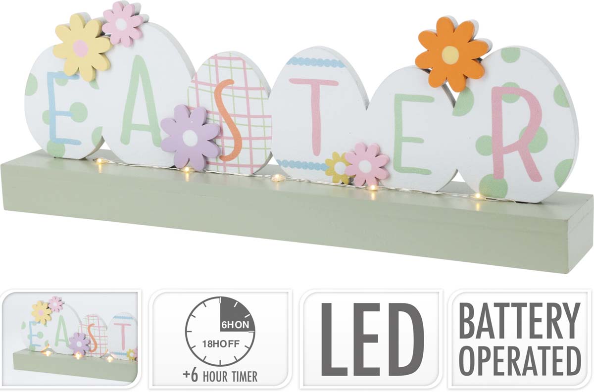 TABLE DECO EASTER 30CM LED