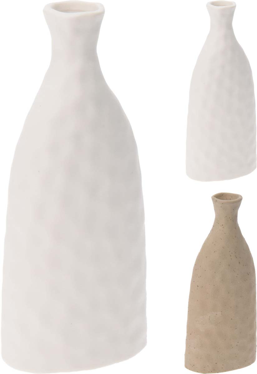 JK Home Décor - Βάζο Stone 8x5x18cm 2Σχδ